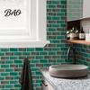 Cover Wall Defects Stickers Self-Adhesive PVC Tile Stickers, Waterproof Mosaic Pattern Decals for Kitchen Bathroom Renovation Supplies Home