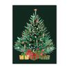 Vintage Christmas Metal Wall Decoration, Holiday Sticker Sign