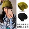 Loose Pile Hat Versatile Wool Hat Women's Autumn and Winter Warm Ear Protection Knitted Hat Cold Hat Tide