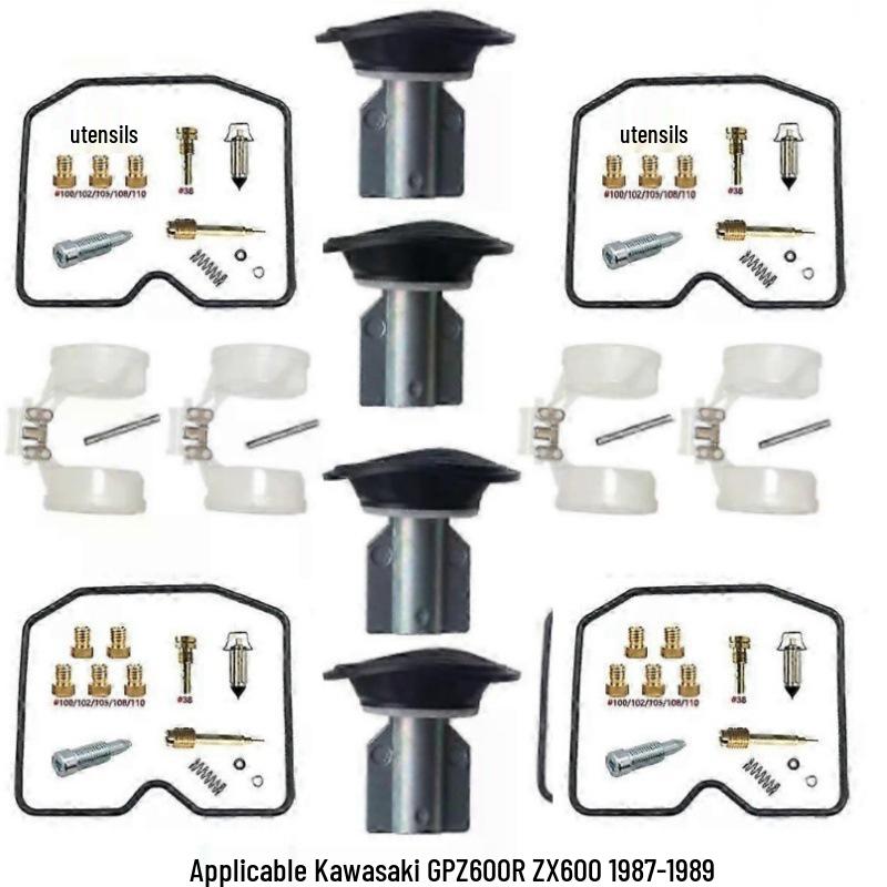 

Kawasaki GPZ600R ZX600 Carburetor Repair Kit (1987-1989) Contact Customer Service