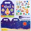 Developmental Kids Sticker Book Reusable Paper Bubble Stickers Creative Play