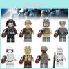 Brinquedo de Construção para Crianças Storm Trooper Soldado da Neve Figura Comandante Material Plástico Altura 4.5cm