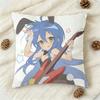 Cute I-Izumi K-Konata Double-Sided Printed Square Decorative Cushion Cover For Sofa Living Room Home Decor