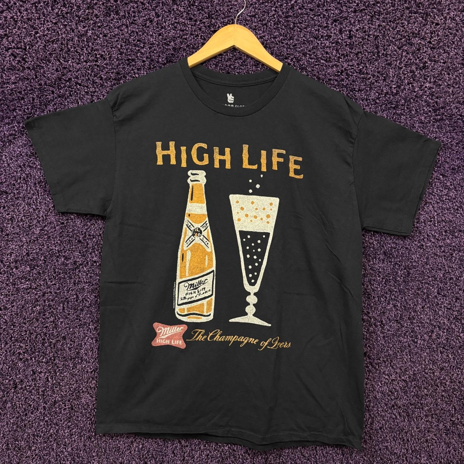 Miller High Life The Champagne of Beers Throwback T-Shirt M XXL