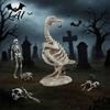 Festival Window Ornaments Skeleton Animal Statue Spooky Deer Cat Duck Figurine Resin Horror Theme Party Decor Ornament for Halloween Table