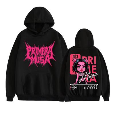 Omar Courtz Primera Musa Welttournee Hoodies Herren Damen Vintage Hip Hop Streetwear Sweatshirts Hohe Qualität Fleece Pullover