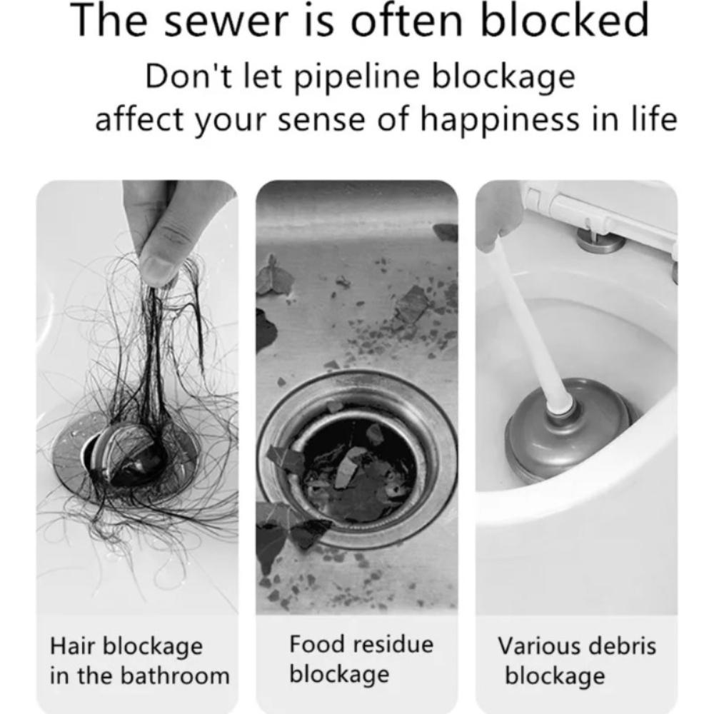 Freely Bendable Household Kitchen Sink Drain Anti Clogging Cleaning Hook Pipe Unclogger