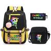 Game Merchandise Elementary And Secondary School Students Fashion Schoolbags Children'S Backpacks Three-Piece Set