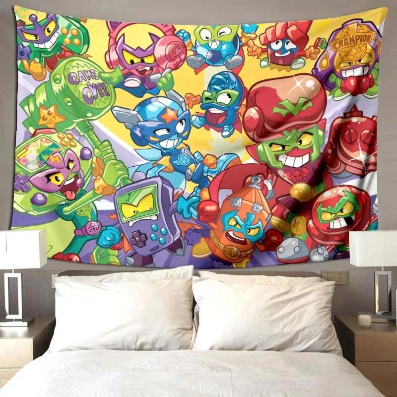 Cute Cartoon Super Zings Blankets Picnic Blanket Warm Flannel Blankets Soft and Comfortable Blanket Bed Linings Birthday Gift