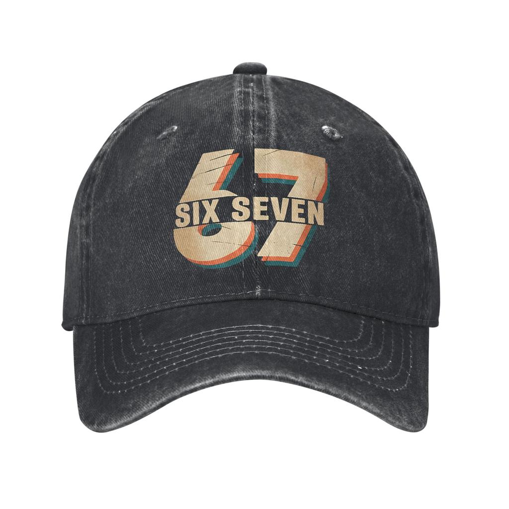 Unisex I Was 6 Now Im 7 Six Seven 7 67 Funny Cap Wear Baseball Caps Vintage  Snapback Hat Adjustable