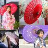 ILuvic Japanese Paper Dance Cherry Blossom Blizzard Japanese For Fireworks Umbrella, Umbrella, Umbrella, Parasol, Design, Style, Decorative,