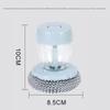 Plastic Soap Dispensing Dish Brush Soft Foam Fast Cleaning Kitchen Pot Brush Press Soap Dispenser Cleaning Brush