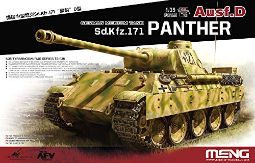 Meng Model 1/35 German Medium Tank Sd.Kfz.171 Panther D Plastic Model MTS-038
