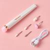 Electric Nail Drill Machine with Diamond Bits Variable Speed Control Ergonomic Handle for Professional Manicure Pedicure