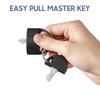 Black Electric Vehicle Transportation Key Metal Travel Scooter Key Mobility Scooter Key  Travel Use