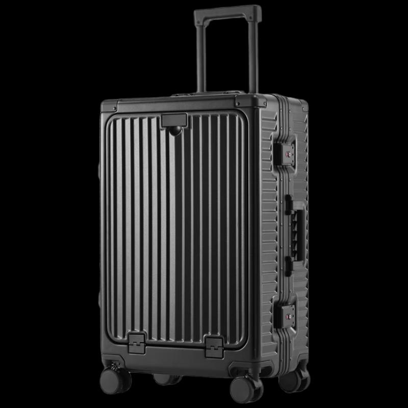 Tymon Front-Opening Aluminum Frame Hardside Luggage 24 inches
