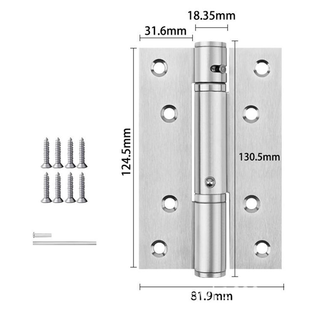 2PCS Door Hinges Door Closing Hinges Rotating Door Hinges For Room Doors And Wooden Doors Automatic Door Closing Hinge