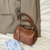 Retro Soft Leather Shoulder Bag, Fashionable Crossbody Bag, Elegant Cross-body Bag
