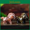 Horse Statue Decor With Crystal And Resin For Living Room And Office Display
