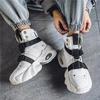 Mode Herren Motorradstiefel Herbst Winter Trendy Allround Leder Mode Herrenschuhe Neu High-Tops Klassischer Schlichter Stil Freizeitstiefel