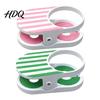 Cup Holder with Clamp Clip-On Drink for Chair Portable Beach Chair Bottle Patio Table Striped Outdoor On Beverage Caddy Pool Cruise