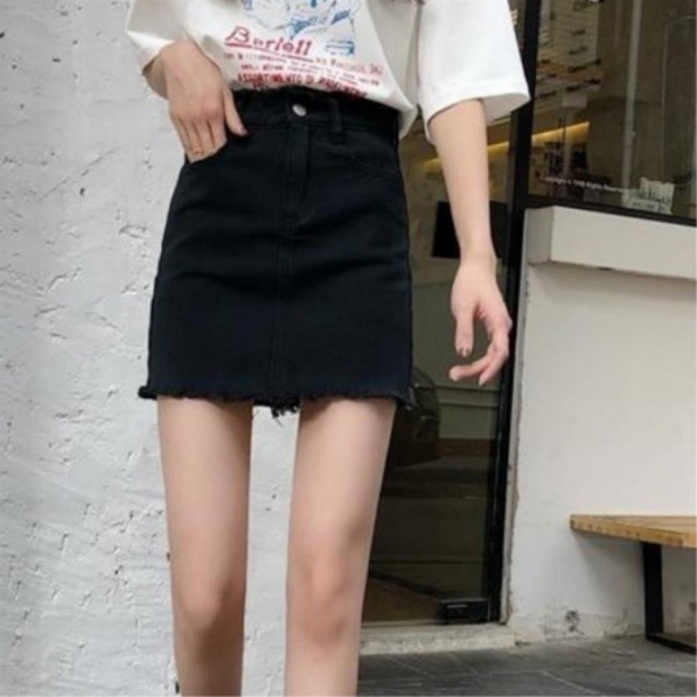 New ArrivAlS Open Run Women S High wAiSt A Line Denim Mini Skirt