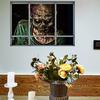 Halloween 3D Wall Sticker Scary Ghost Home Party Bar Decoration Wall Stickers (Size: 48x68 cm)