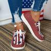 European and American Summer Low-top Canvas Shoes Flat-bottomed Star Lace-up Women's Shoes Casual Single Shoes Women