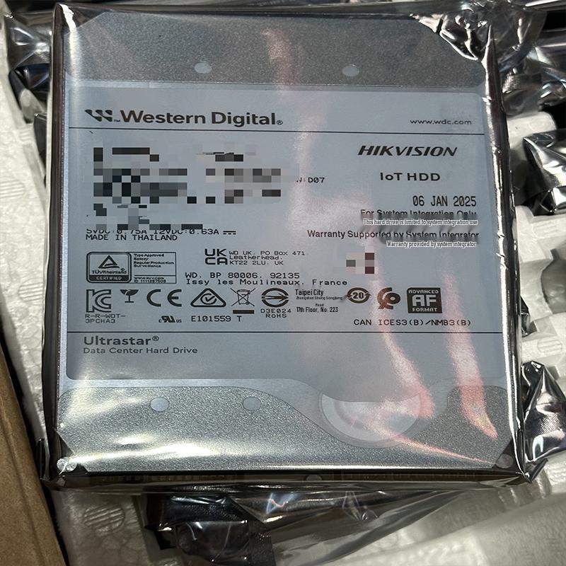Hikvision Enterprise Surveillance HDD CN plug (adapter included)