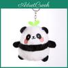 Panda And Bee Plush Keychain For Girls Gift Cute Animal Car Accessory