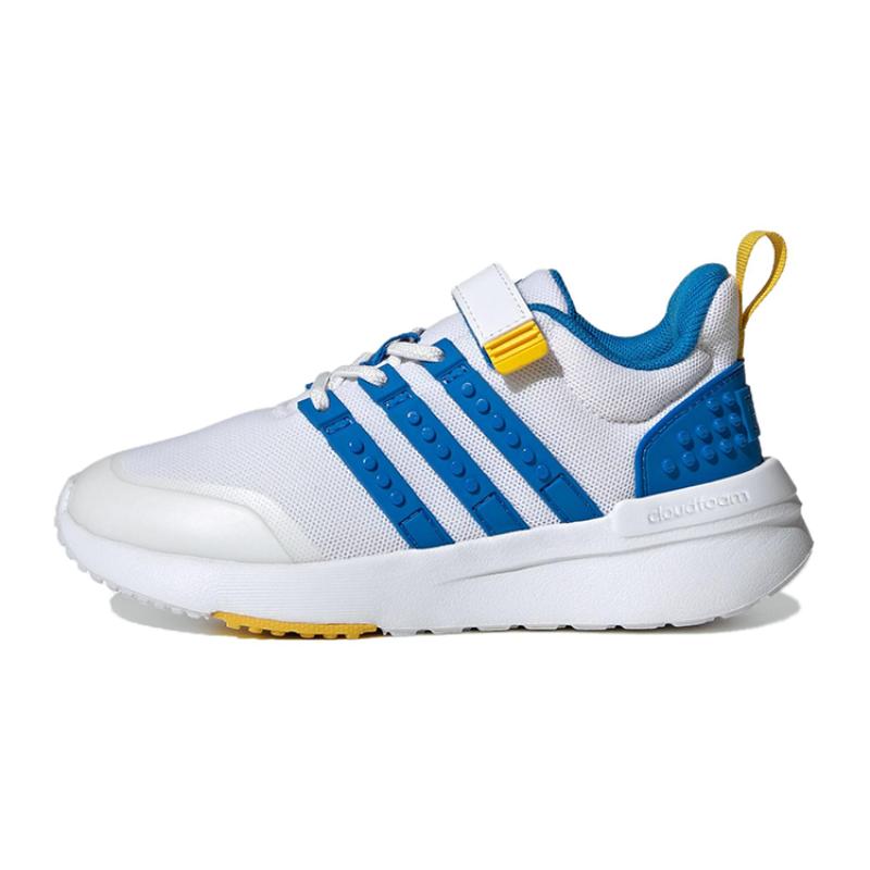 

LEGO x Adidas Neo Racer TR21 Elastic Abrasion Resistant Low Top Kids Running Shoes White Blue Kids Sneakers IF2888 39