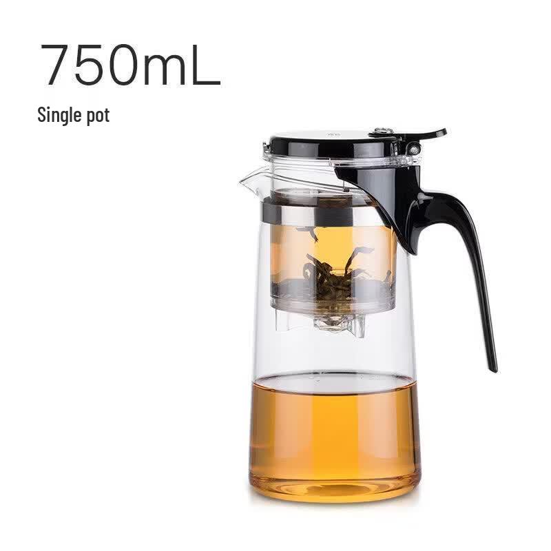 SAMADOYO Heat-Resistant Glass One-Touch Tea Maker