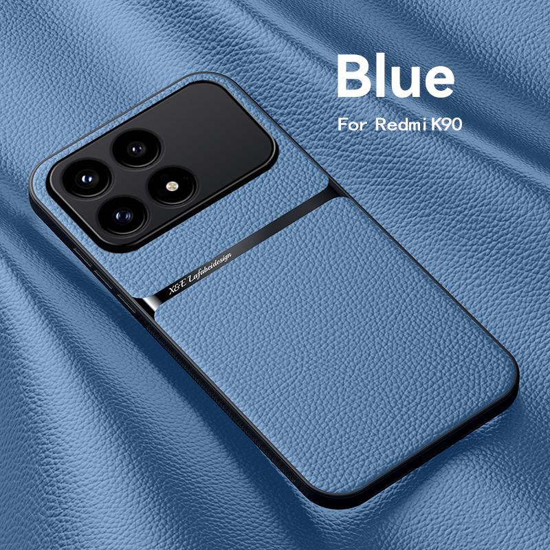 For Mi Poco X8 X7 X6 F8 F7 F6 M8 M7 Pro F8 F7 Ultra X8Promax C81 C75 C71 Leather Litchi Texture with Ultra-Thin Slim Phone Case