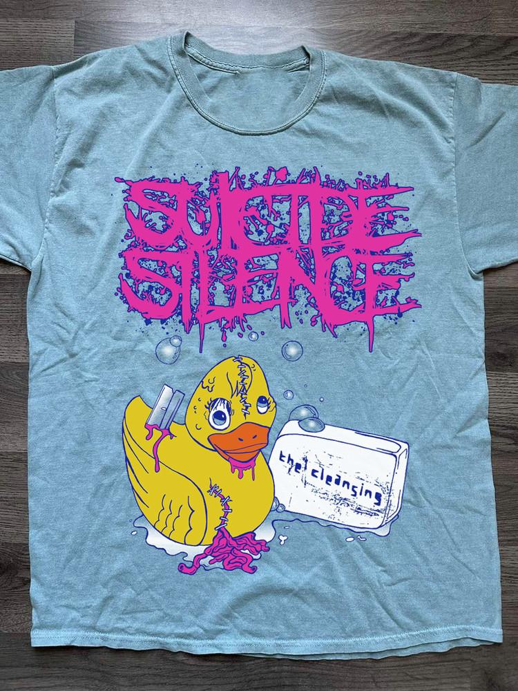 Suicide Silence Duck Cleansing Gift For Fan All Size S to 5XL Blue T-Shirt K584 Unisex T-Shirt L