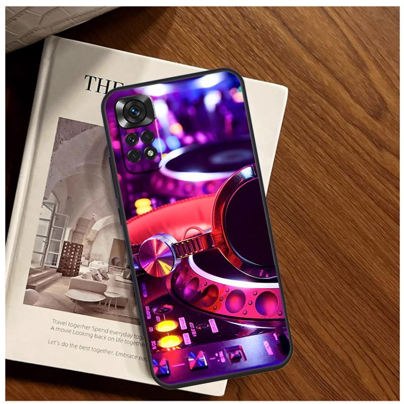 Music DJ Controller Mixer Case For Xiaomi Redmi Note 14 9 10 11 12 13 Pro 11S 12S Cover For Redmi 15 C 14C 12C 10C 13C