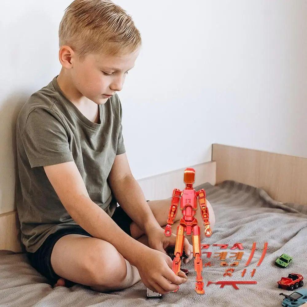 Multi-Jointed 3D Printed Action Figure Model Doll 3D Printed Mannequin  Kids Adults