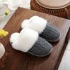 Womens Slipper Boots With Hard Sole Women'S Plush Cotton Slippers With Knit Fleece Thickened Cotton Slippers For Shoes For Woman