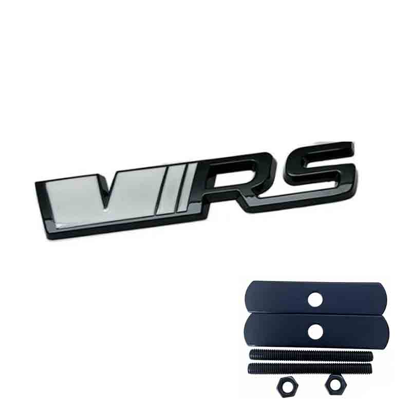 3D Metal VRS Sticker Car Styling for VRS Octavia Elroq Fabia Rapid Superb Kodiaq Front Grille Emblem Rear Trunk Decals