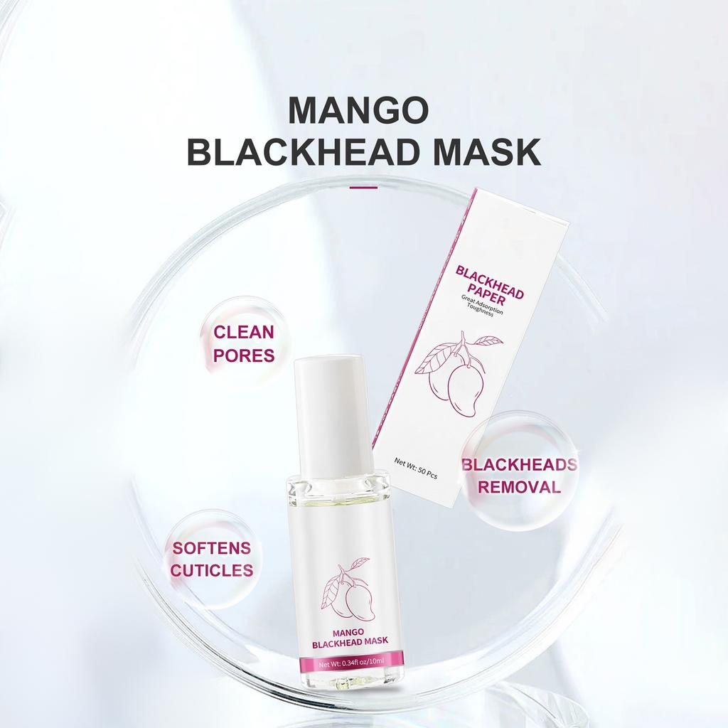 Blackhead Removal Mask, Exfoliating Nasal Mask Patch, Peel-Off Mask Suitable For All Skin Types,10ML