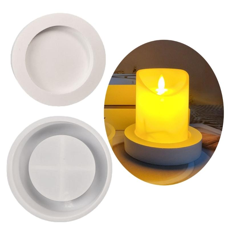Candle Mould Castings Molds DIY 3D Silicone Mould Candlestick Candle Molds Silicone Molds Handicrafts for Candle Holder