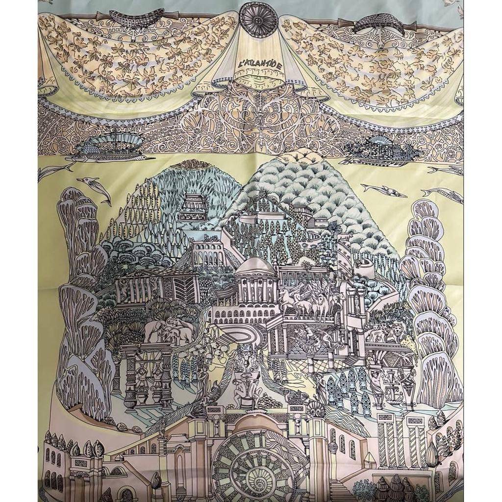 Used Genuine Product Low Price HERMES Hermes Carre 90 Vintage Silk Scarf