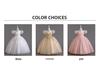 Girls' Luxury Princess Puffy Skirt Formal Dress - Flower Girl Wedding & Performance Costume
