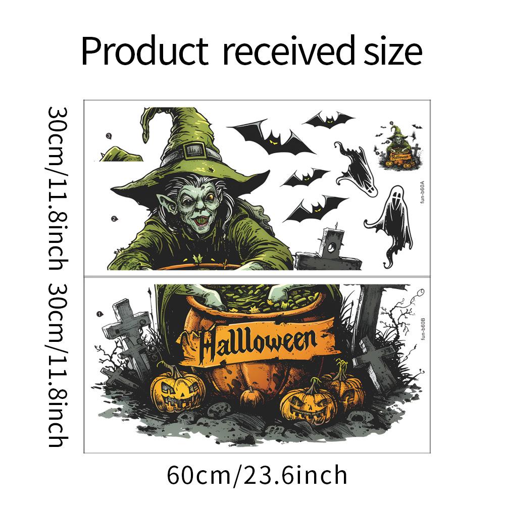 Halloween čarodějnice netopýr duch Ložnice Obývací pokoj Domácí dekorace dekorace na zeď samolepky