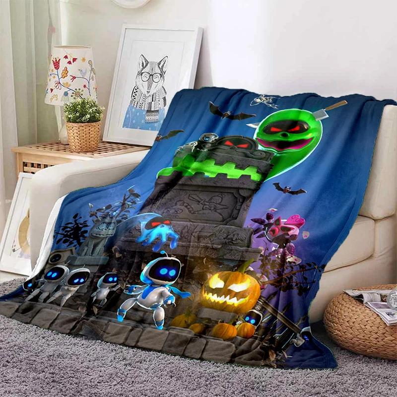 New 29 Style Astro Bot Game Cartoon Robot Gift Blanket,Soft Throw Blanket for Home Bedroom Bed Sofa Travel Picnic Cover Kids