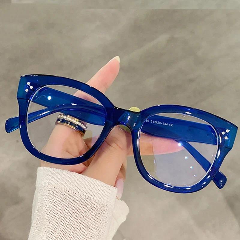 Fashion Square Glasses Frames Women Men Retro Prescription Eyewear Clear Lens Unisex Optical Frames for Ladies and Gentlemen