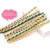 50PCS New Two Color Twisting Stick DIY Handmade Strips Craft Wool Top Stick Children