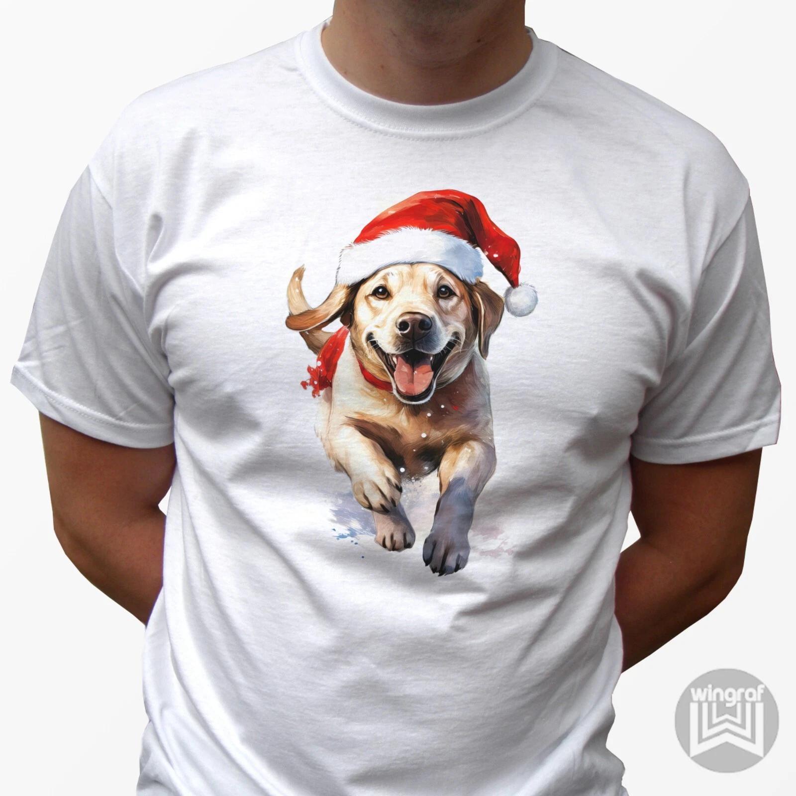 

Labrador Retriever kids boys T-Shirt dog Christmas present gift top funny xmas party tee 150