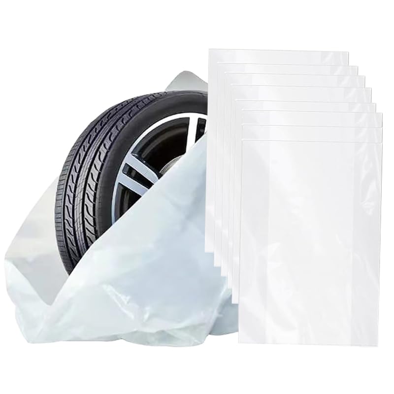 

Пакеты для шин, Набор из 8 штук, Толстый тип, 0,05 мм, Коммерческое качество, Прочные, Водонепроницаемые, Пыленепроницаемые,