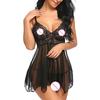 Fun Lingerie Sexy Lingerie Front Split Sleeping Dress,Sexy Babydoll Women Lingerie Sexy Lace G-string Underwear Sleepwear