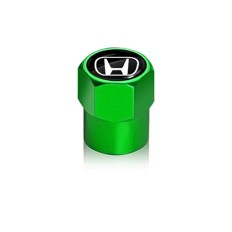 Car Hot XR 4Pcs Car Valve Stem Caps Cover Waterproof Car Accessories for Honda Civic Accord CRV HRV Fit Jazz City Odyssey Jade